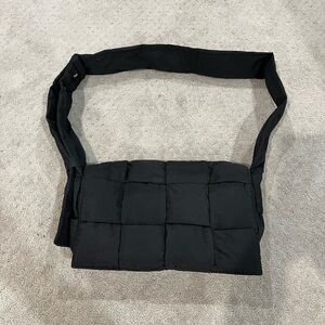 Black Nylon Crossbody Bag